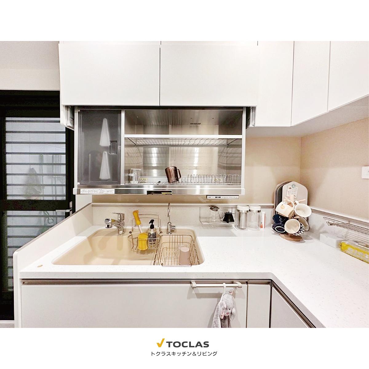 舊翻新案例|高雄百立帝國陳公館 本次為陳公館打造的廚房,呈現1.8坪的 ㄇ型空間,也能實現寬敞舒適、機能極致的日式廚房美學 ⟡