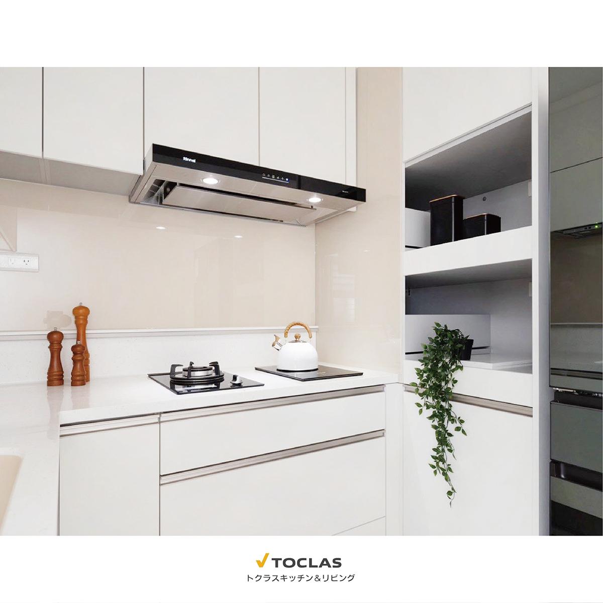 舊翻新案例|高雄百立帝國陳公館 本次為陳公館打造的廚房,呈現1.8坪的 ㄇ型空間,也能實現寬敞舒適、機能極致的日式廚房美學 ⟡